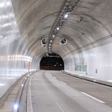 A3 Murg - Walenstadt, Portal Raischibe Nord mit Strahlventilatoren